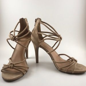 ‘Kylin’ taupe caged 3.5” heels